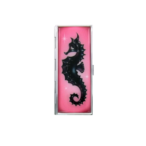 Metal Vanity Case - Pearla Seahorse