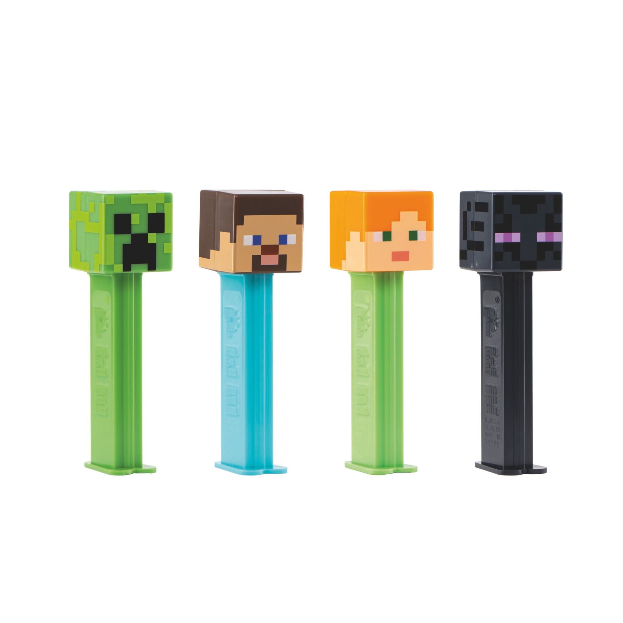 PEZ Dispenser Minecraft Display - 6pcs