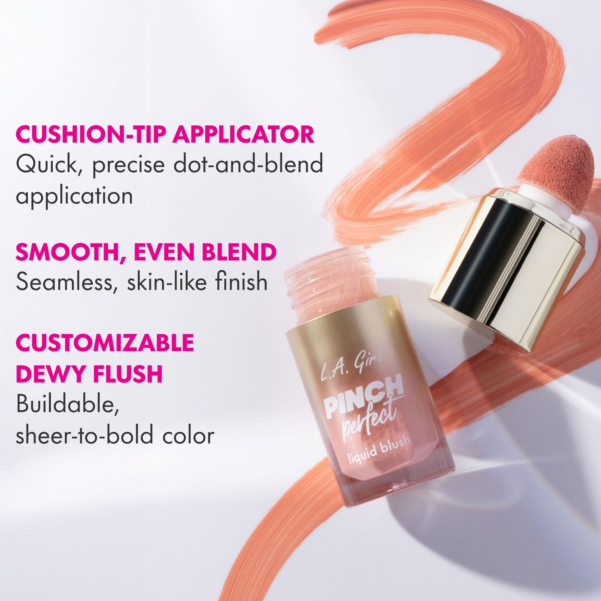 LA Girl Pinch Perfect Liquid Blush Display - 24pcs