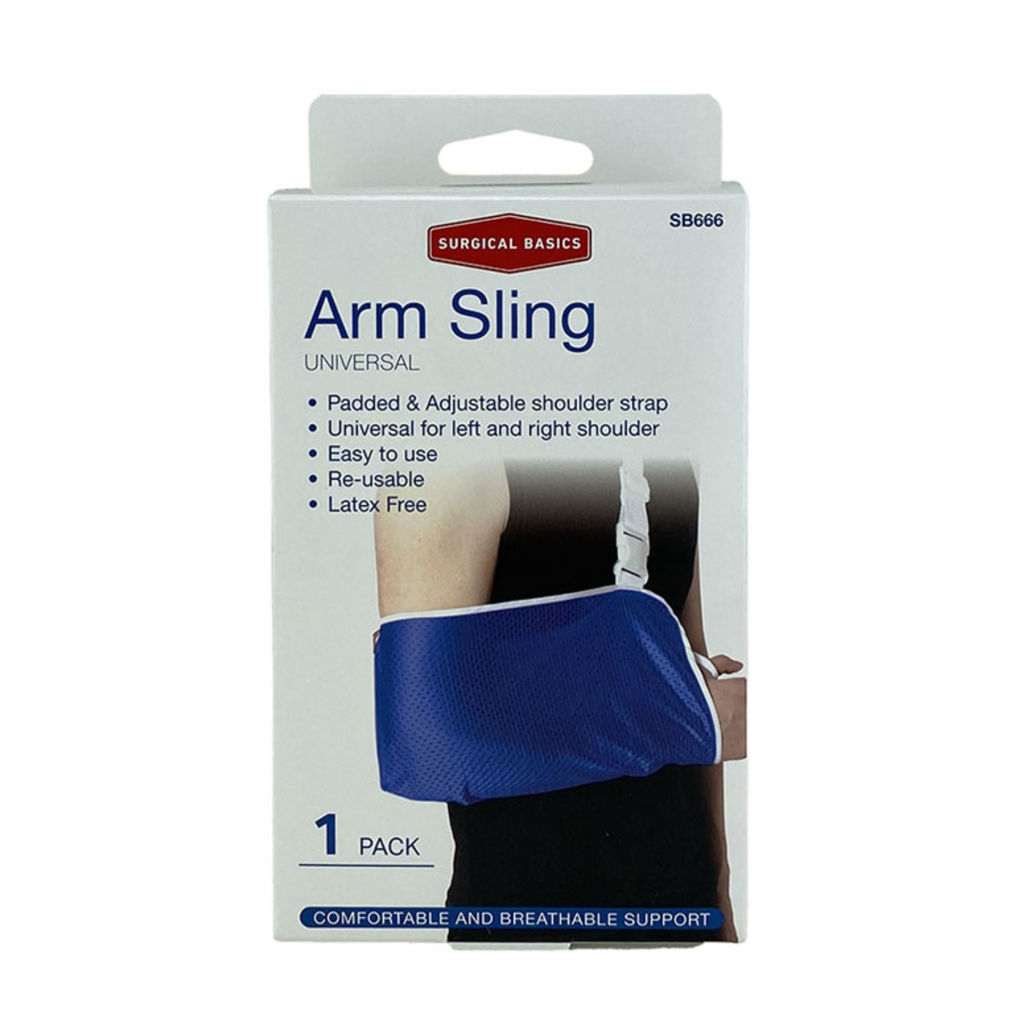 SB Nylon Arm Sling With Adjustable Straps
