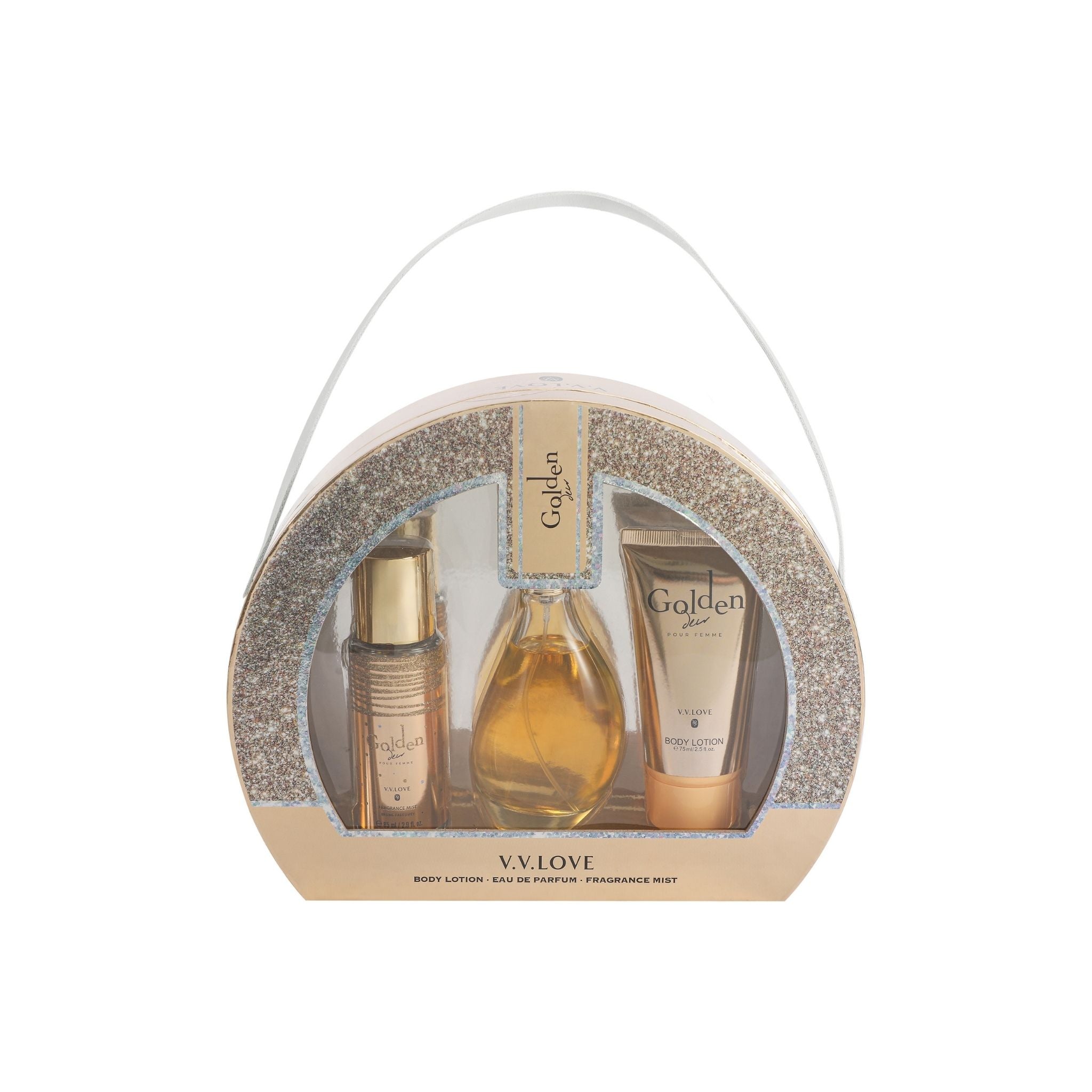 Women EDP 3pc Gift Set - Golden
