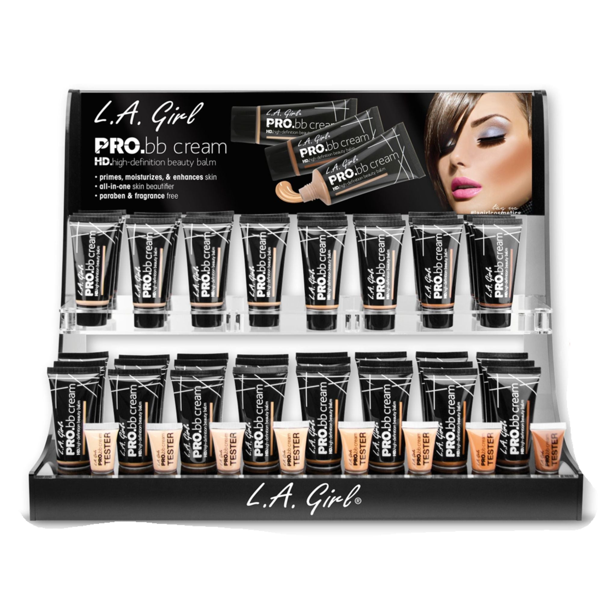 LA Girl Pro BB Cream Display - 96pcs