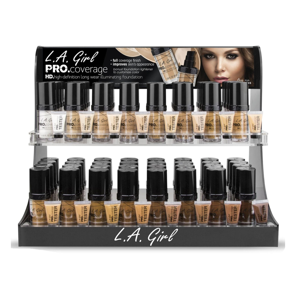 Pro Coverage Foundation Display - 144pcs – MelricINT