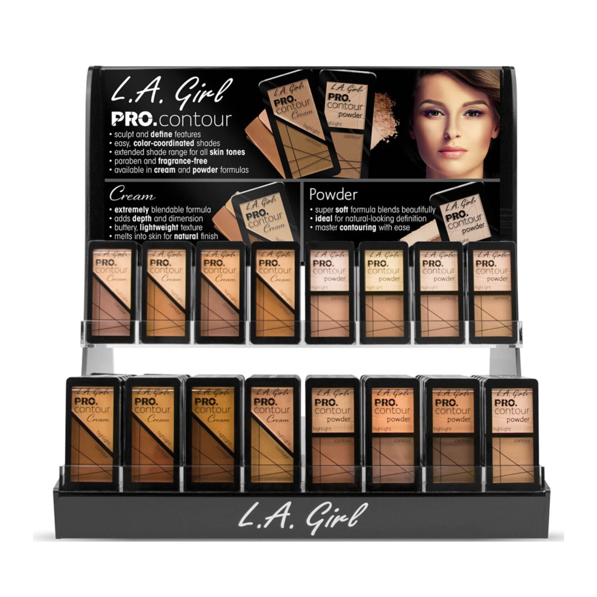 Pro Contour Powder/Cream Display - 192pcs