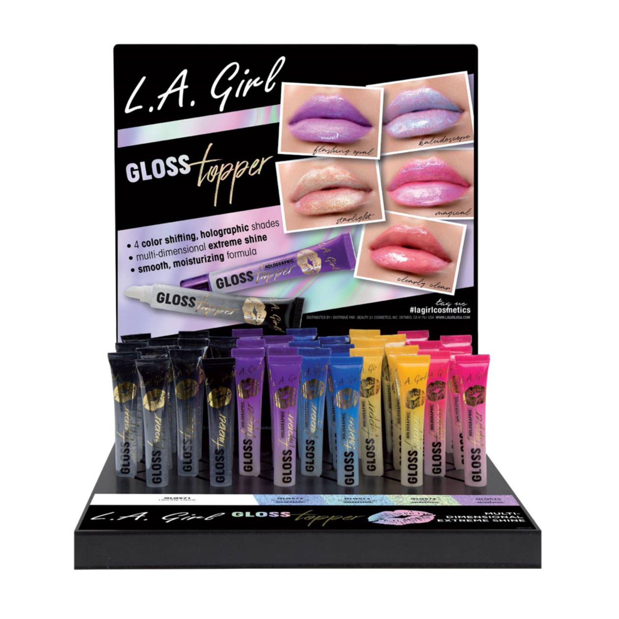Holographic Gloss Topper Display - 36pcs