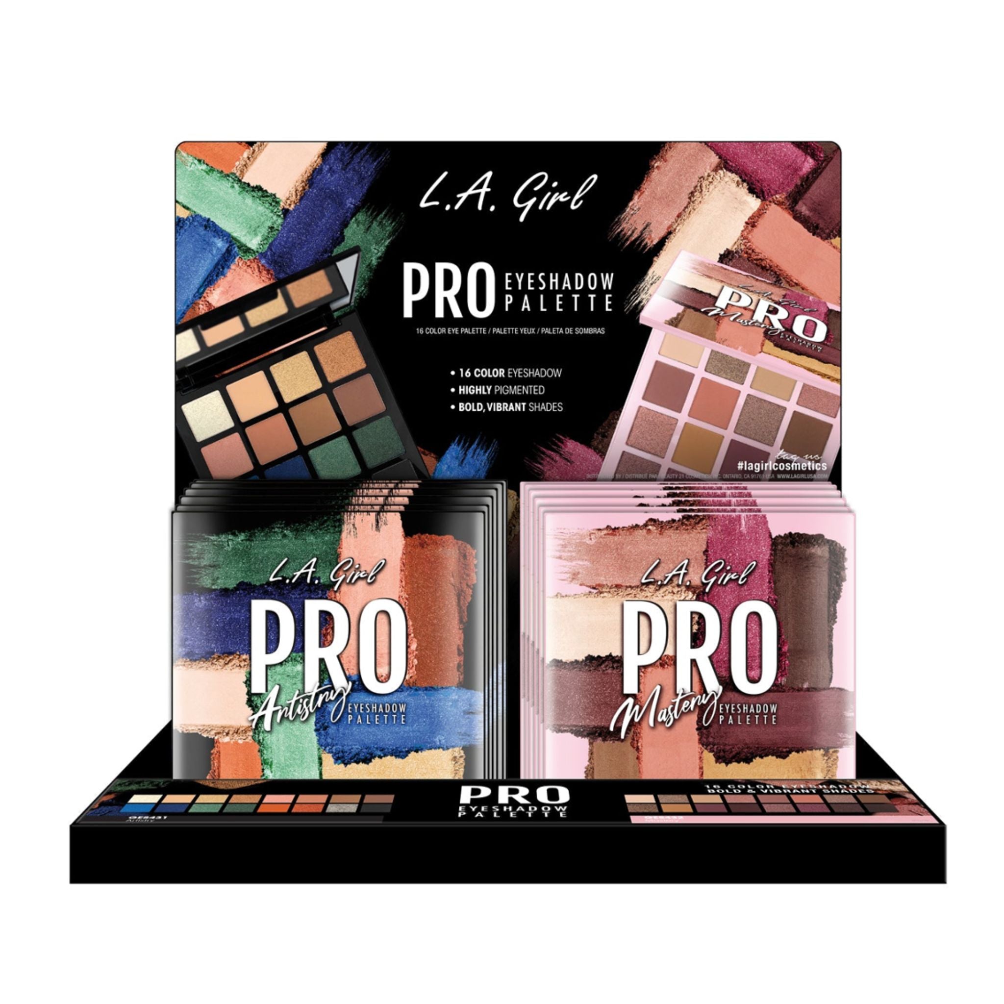 Pro Eyeshadow Palette Display - 12pcs