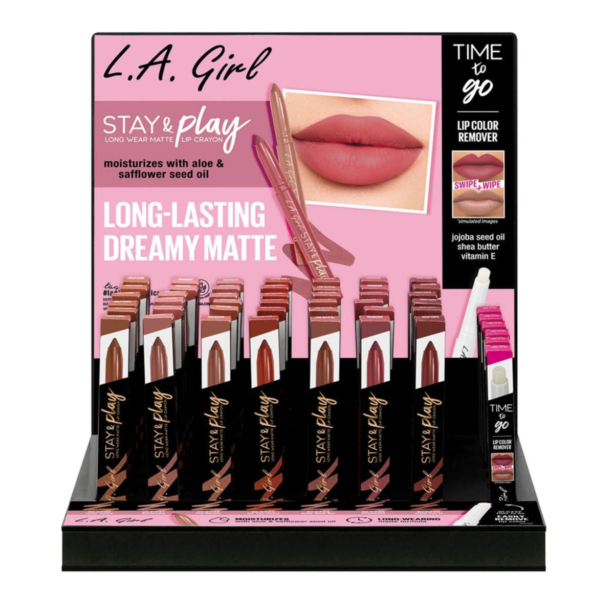 Stay & Play Matte Lip Crayon Display - 48pcs – MelricINT