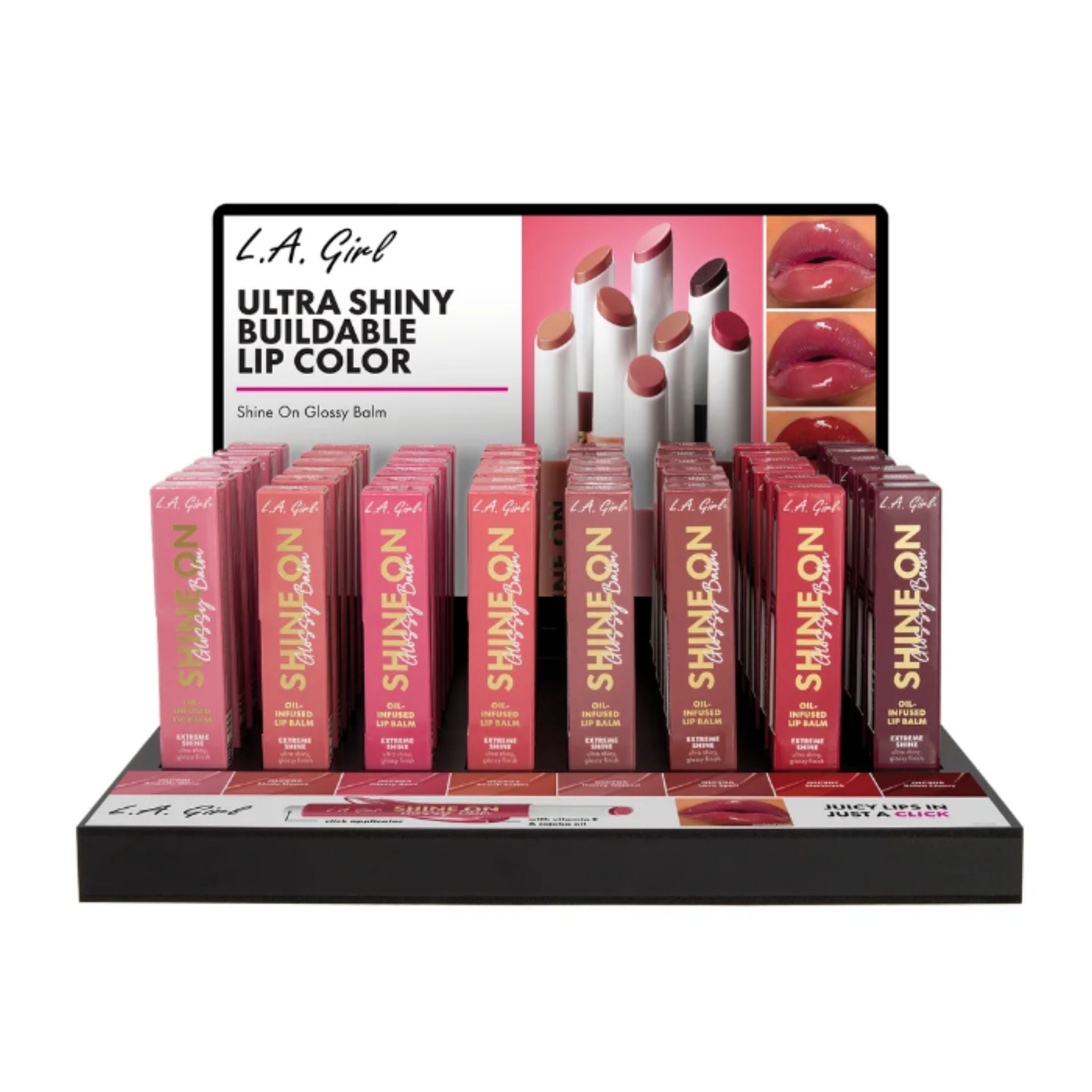 Shine On Glossy Balm Display - 48pcs