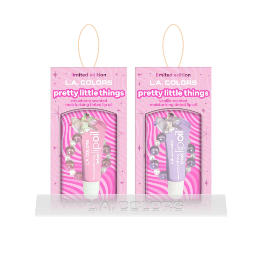 L.A. Colors - Pretty Little Thing Lip Oil & Charm Disp 6pcs