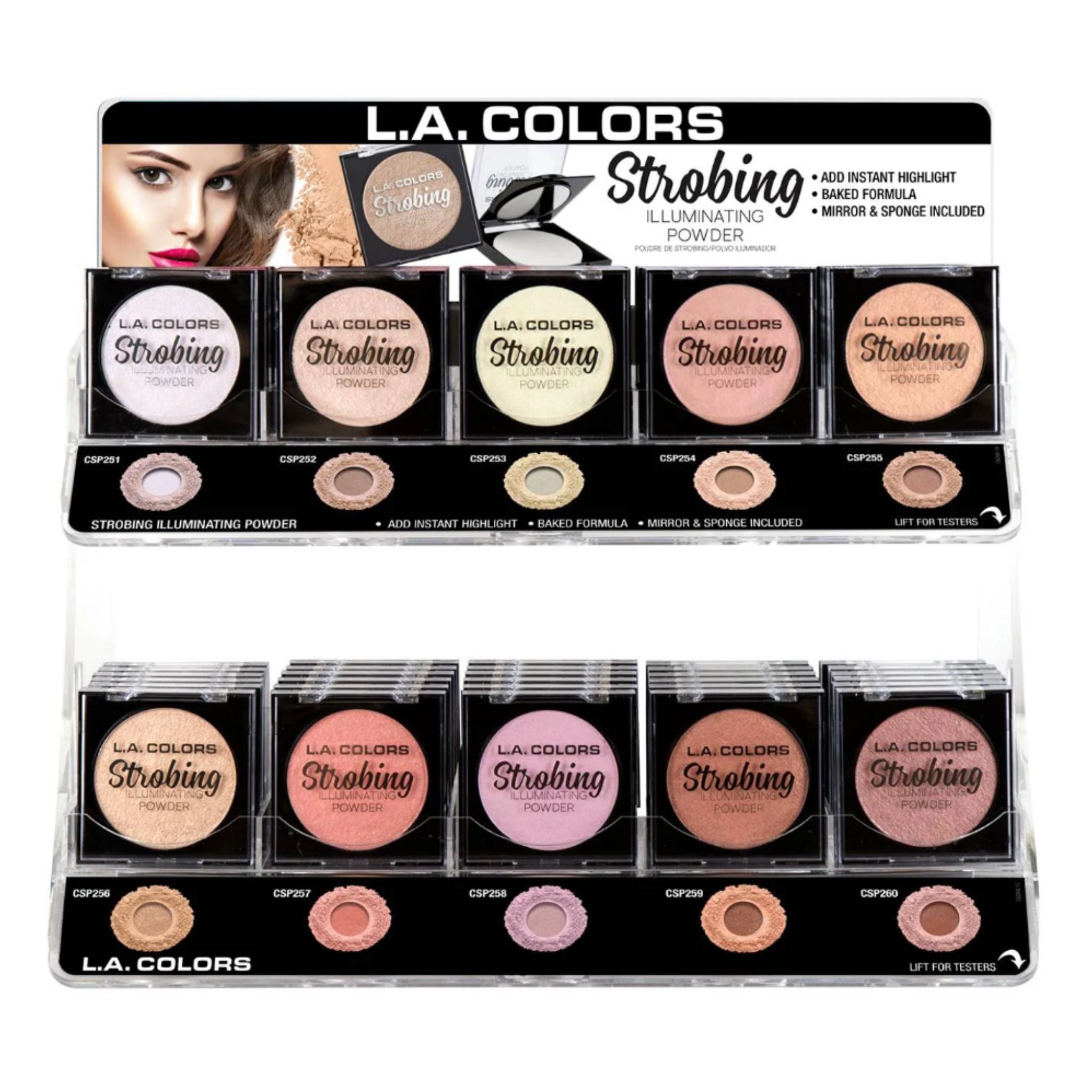 Strobing Powder Display - 90pcs