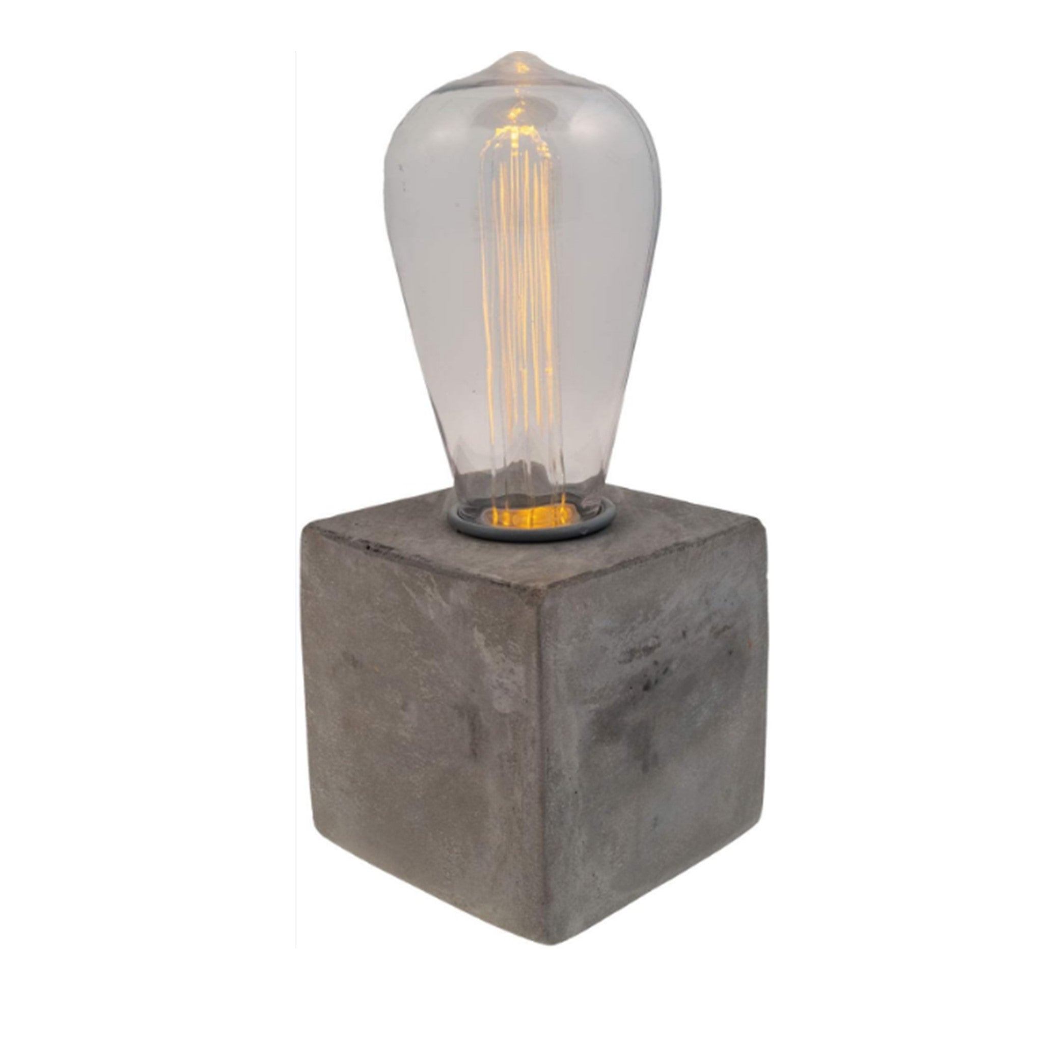 LitezAll Vintage Concrete Edison Light Display - 8pcs