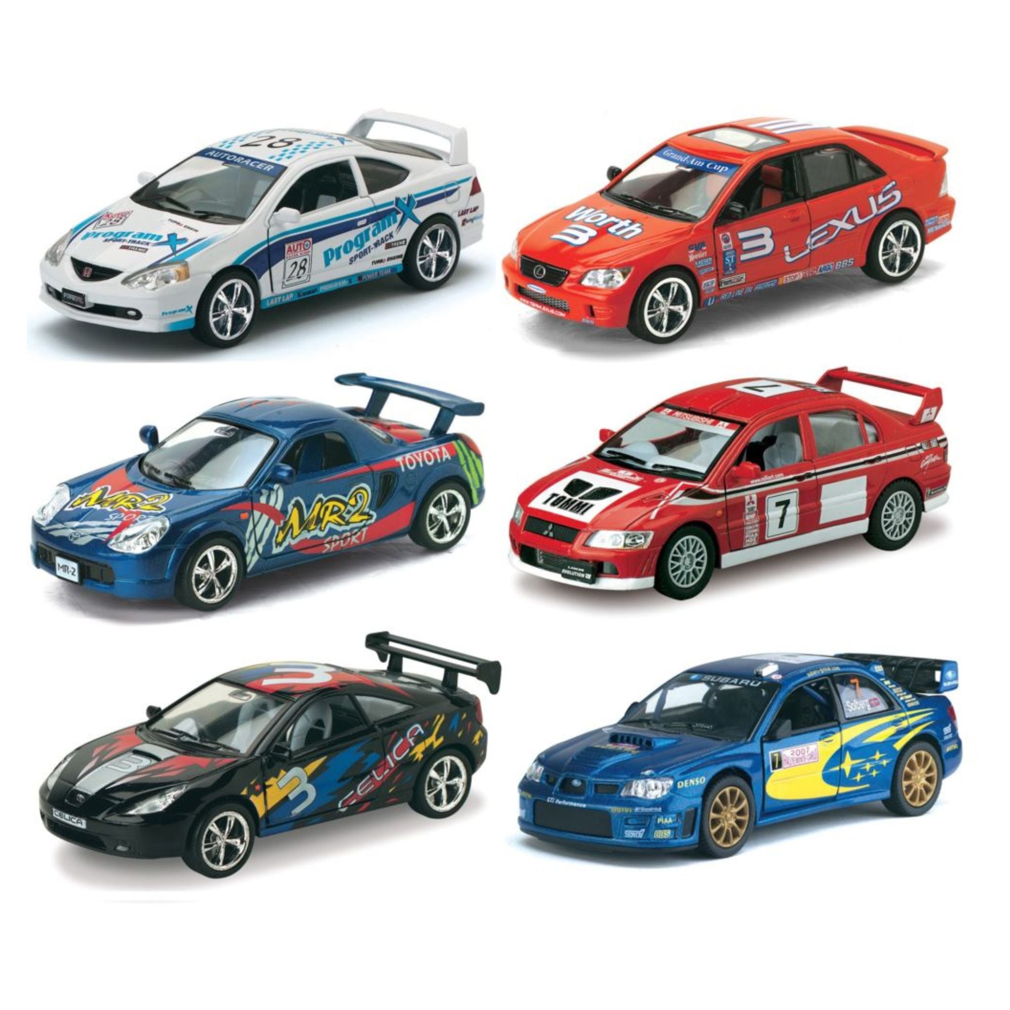Street Fighter Car Display - 12pcs