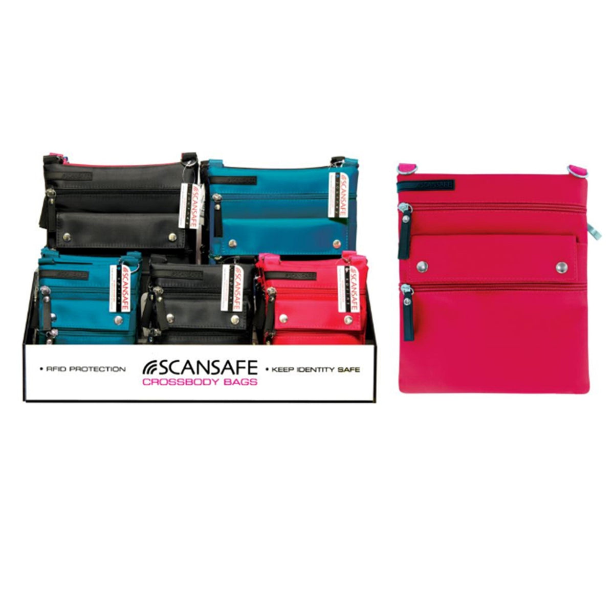 Scansafe Crossbody Bag Lrg Display - 18pcs – MelricINT