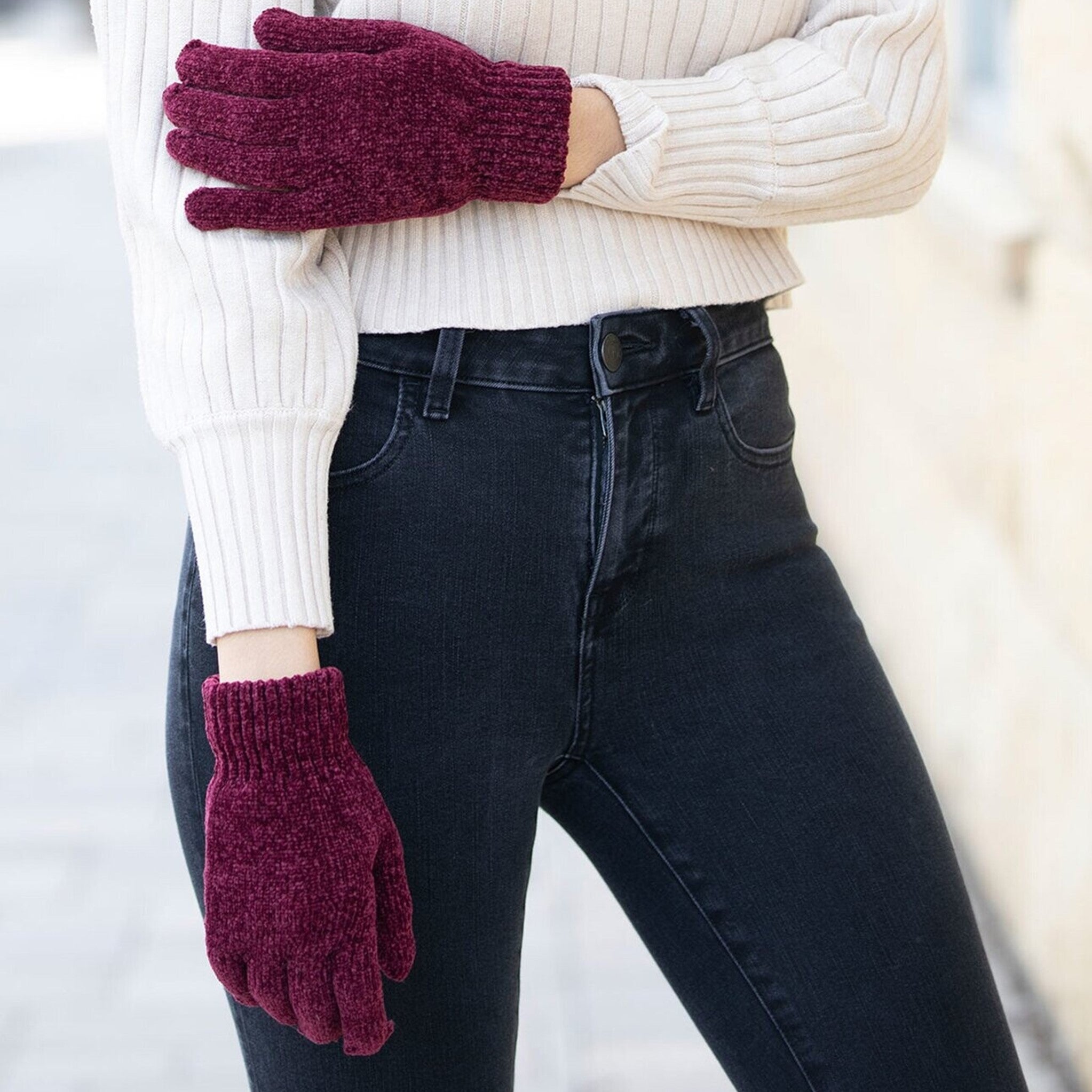 Britt's Knits Classic Soft Chenille Gloves