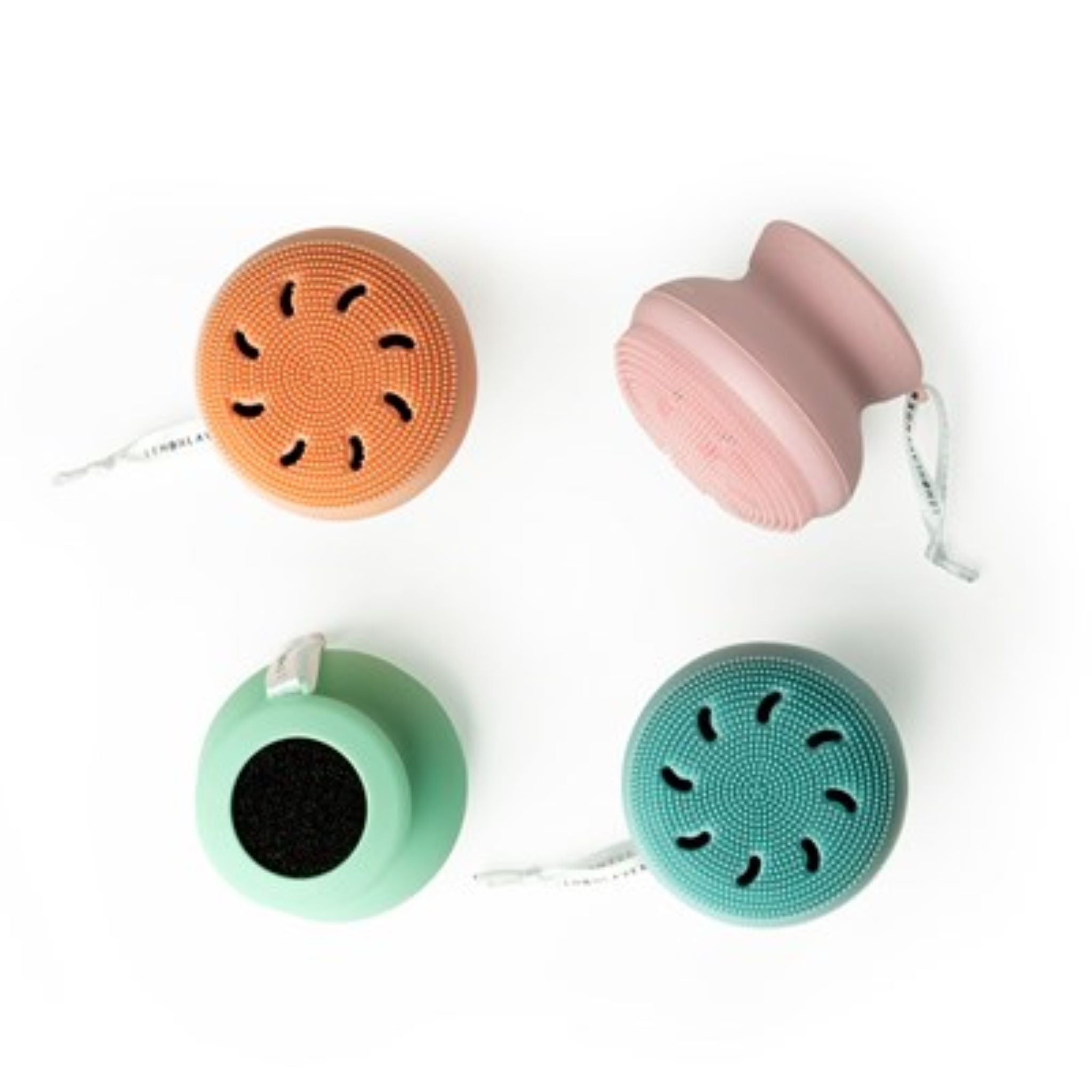 Lemon Lavender Silicone Body Scrubber Display - 12 pcs