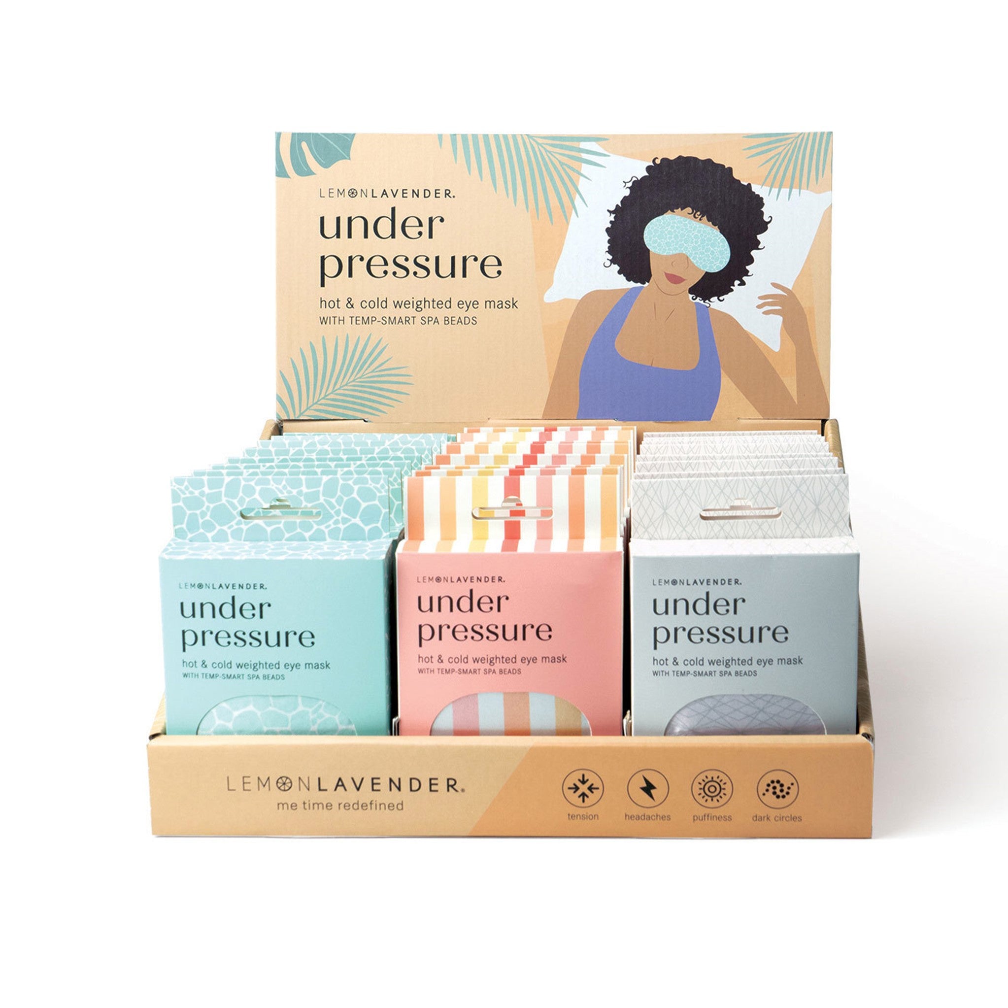 Lemon Lavender Under Pressure Weighted Eye Mask - 24pcs