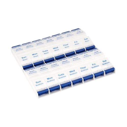 Daily-Med Deluxe 7 Day Pill Box Push Button – MelricINT