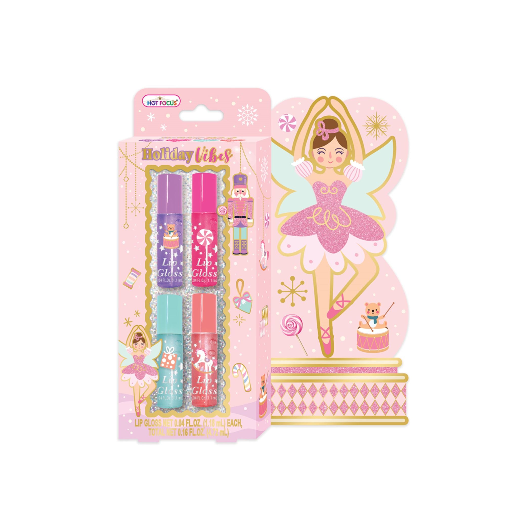 Happy Vibe Holiday Lip Gloss - Ballerina