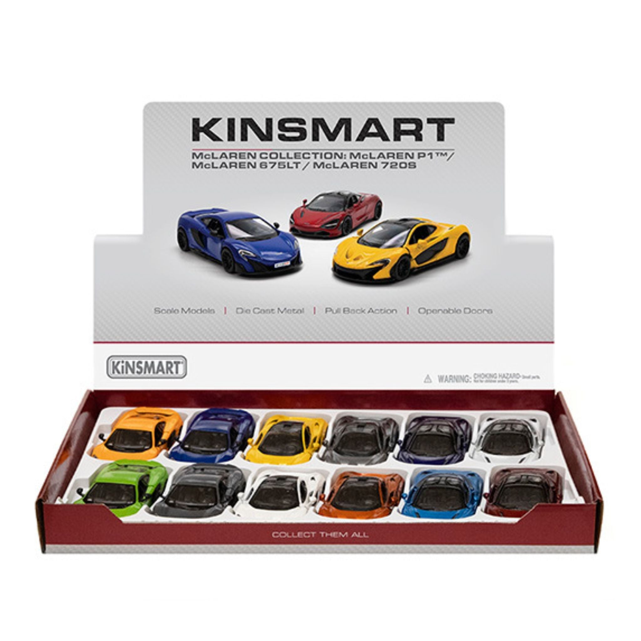 McLaren Collection Car Display - 12pcs