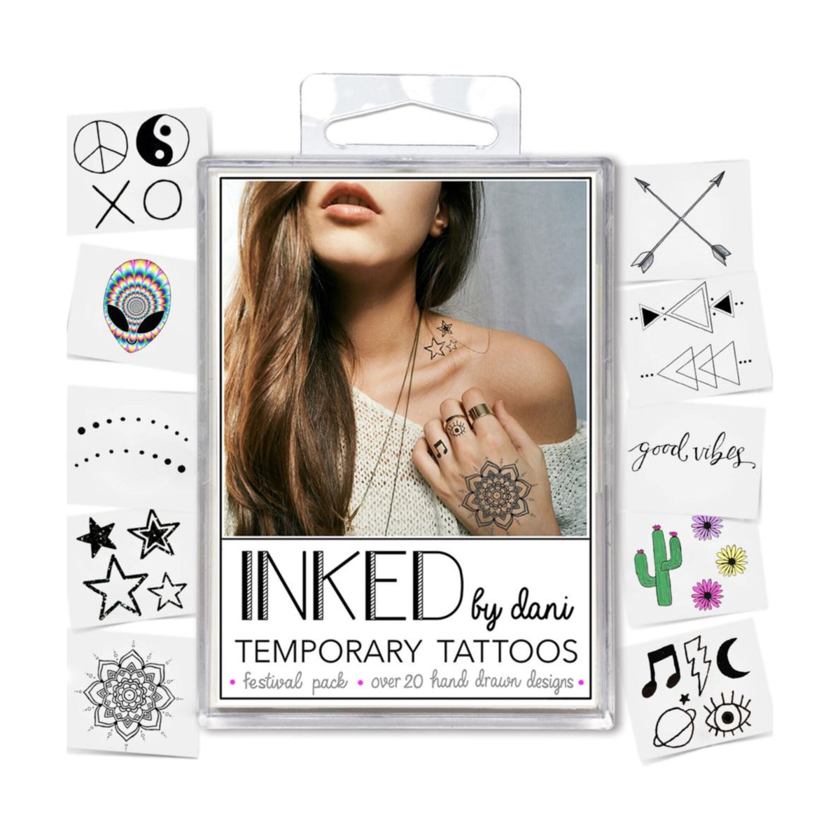 Inked Temporary Tattoos - Festival Pack – MelricINT