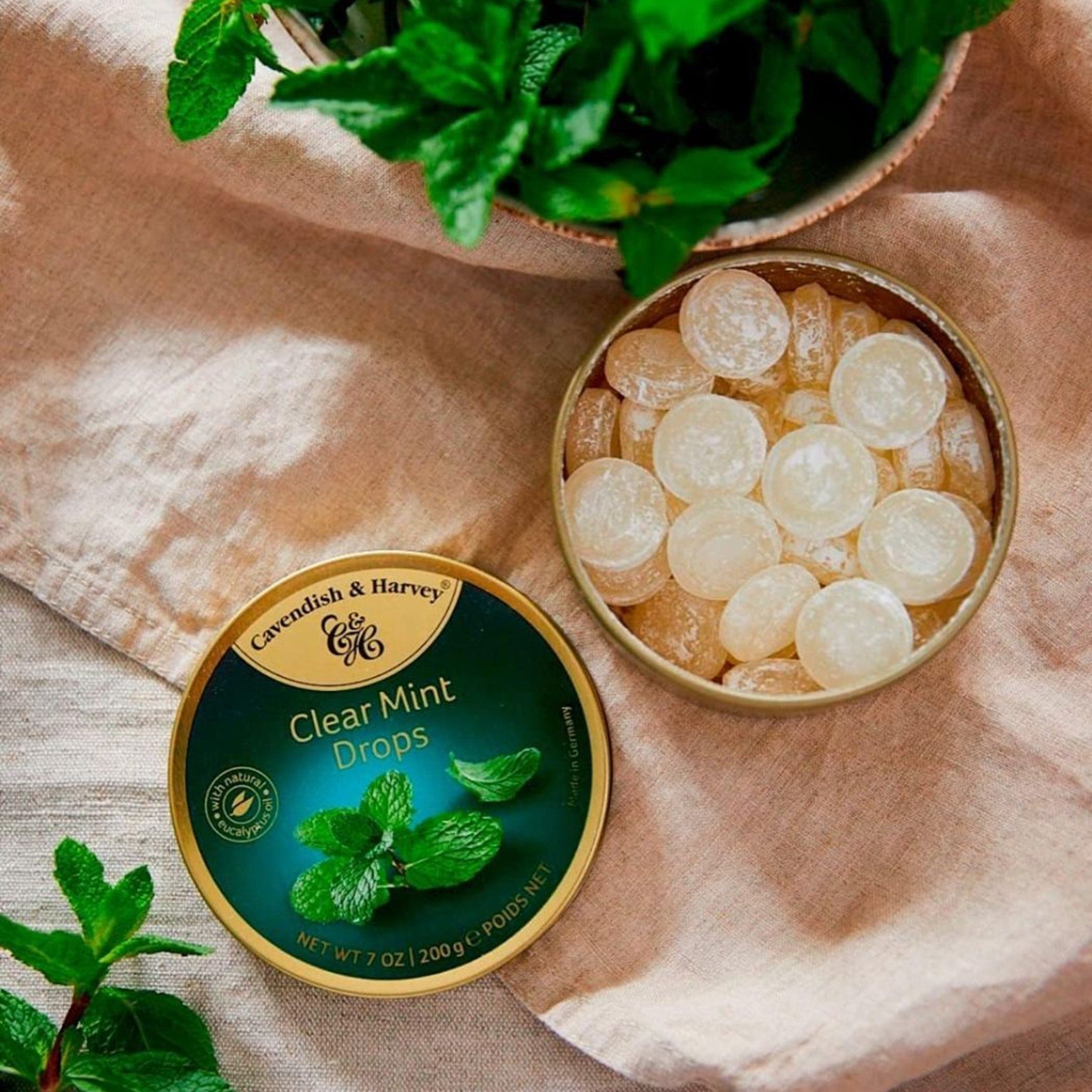 Cavendish & Harvey Clear Mint Drops 200g