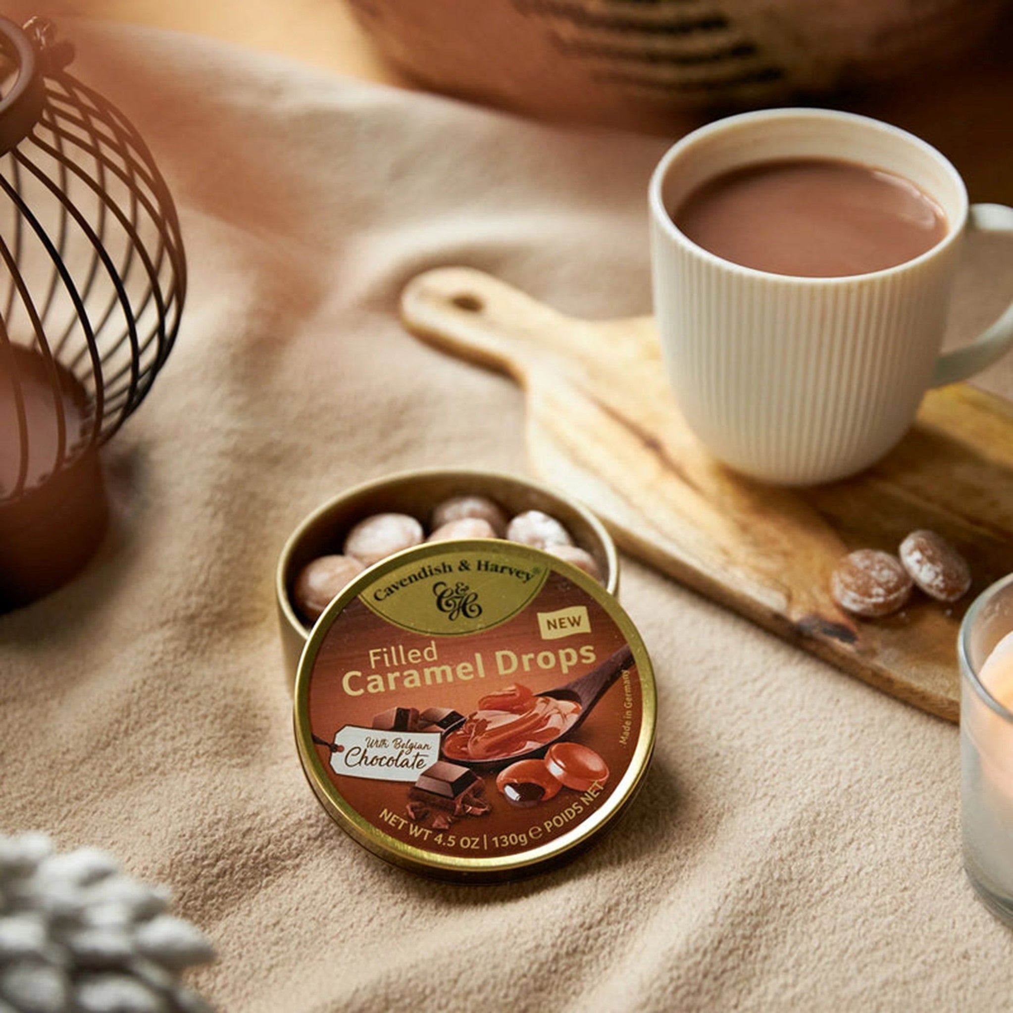 Cavendish & Harvey Caramel Choco Filled Drops 130g