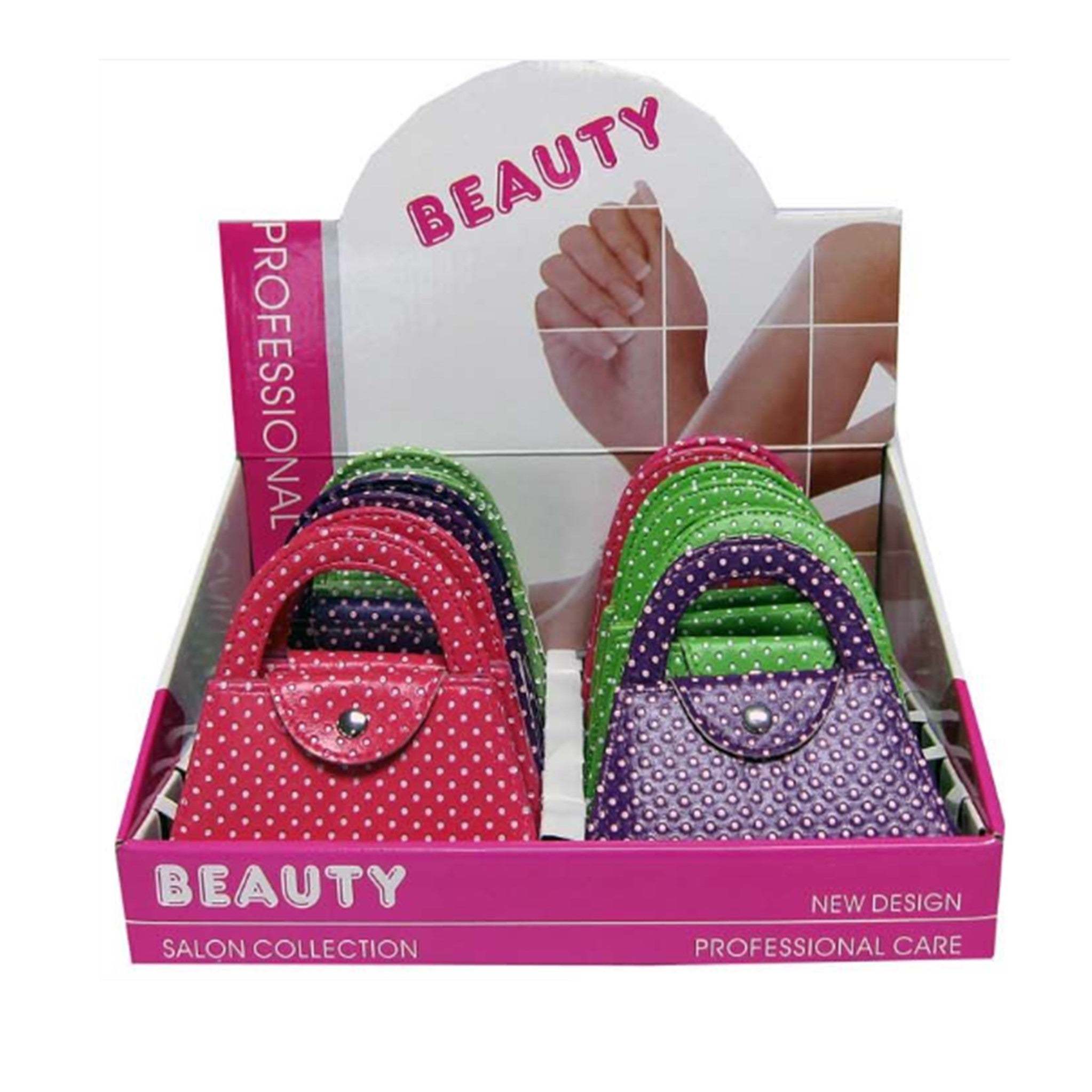 Manicure Set Spot Design 4pc Display - 12pcs