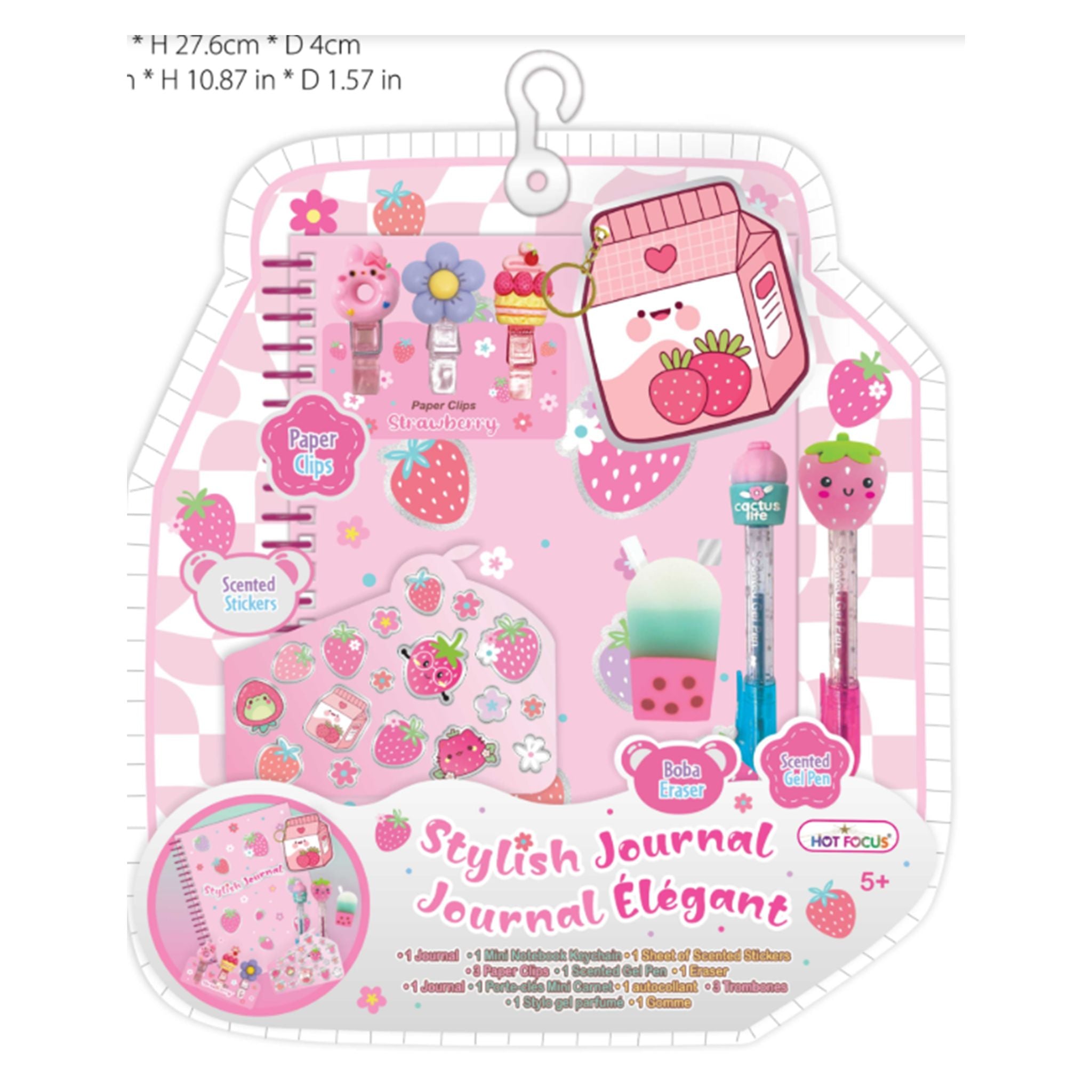 Stylish Journal - Strawberry