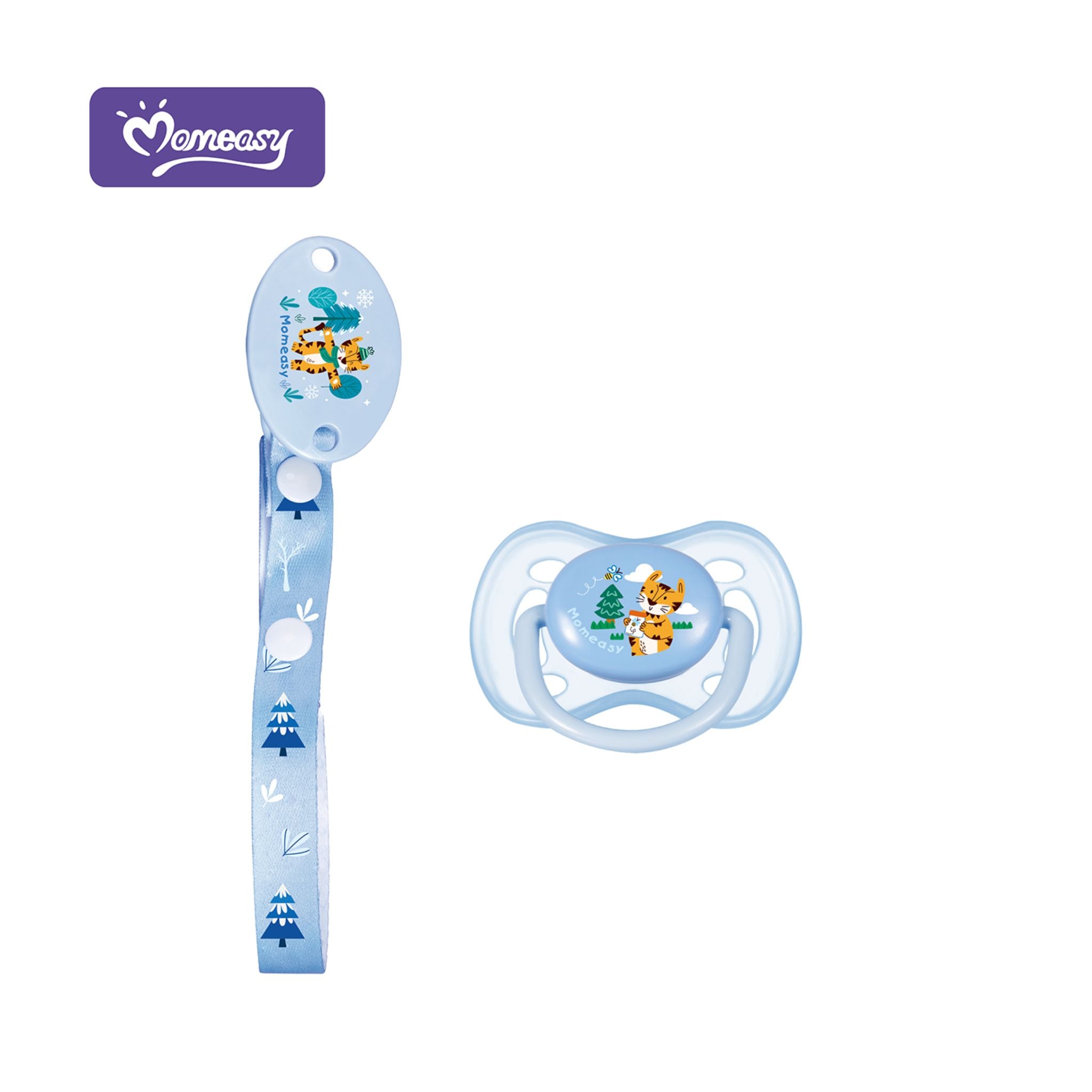 Silicone Pacifier with Clip