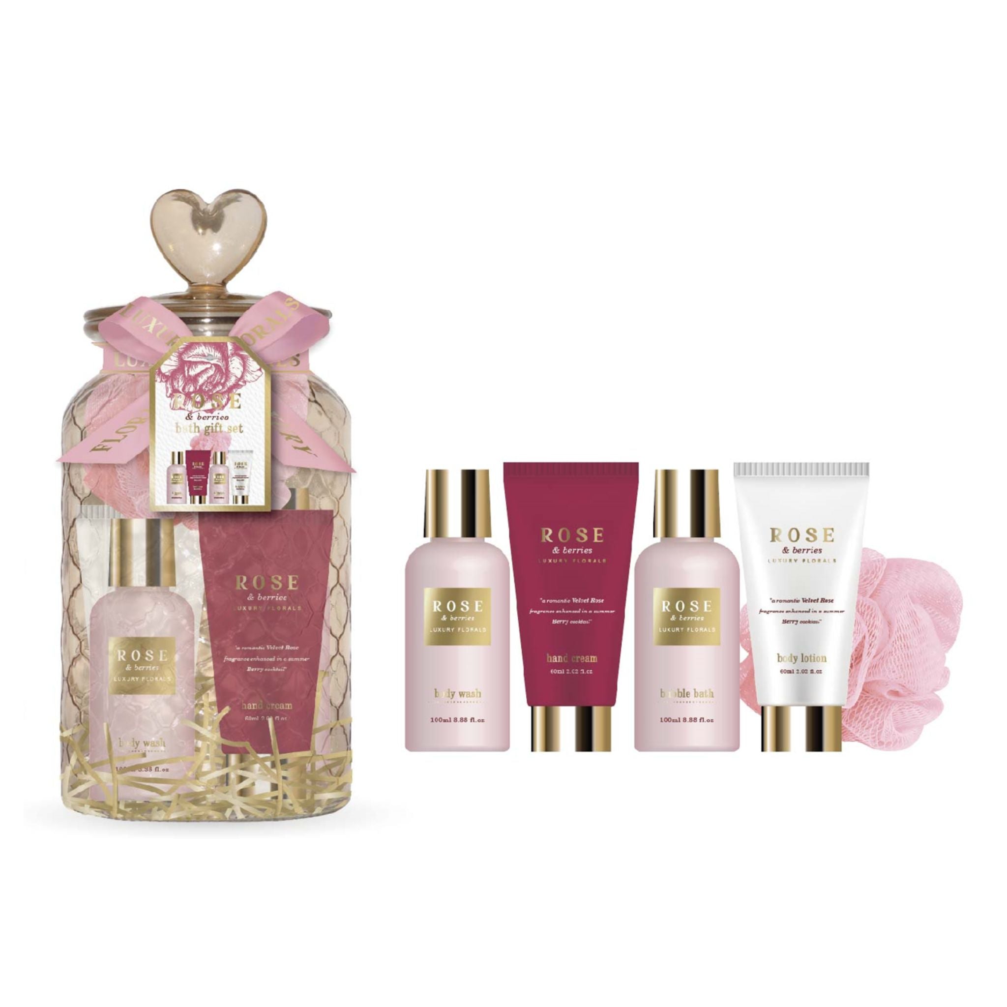 Rose & Berries 5pcs Set