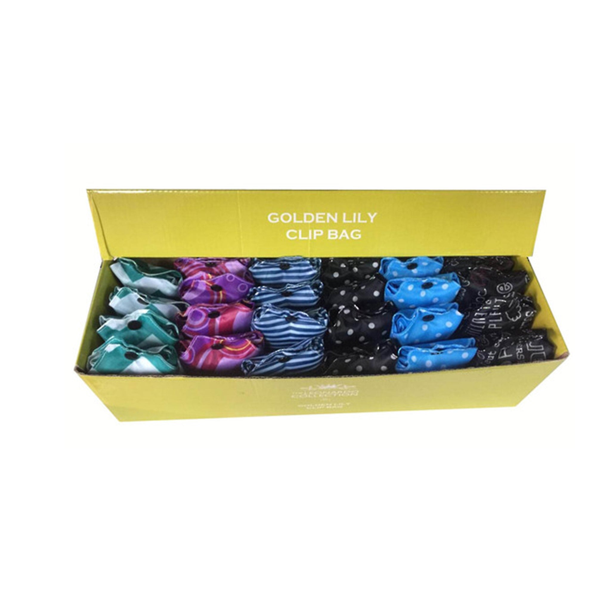 Reusable Folding Shopping Bag Display - 24pcs