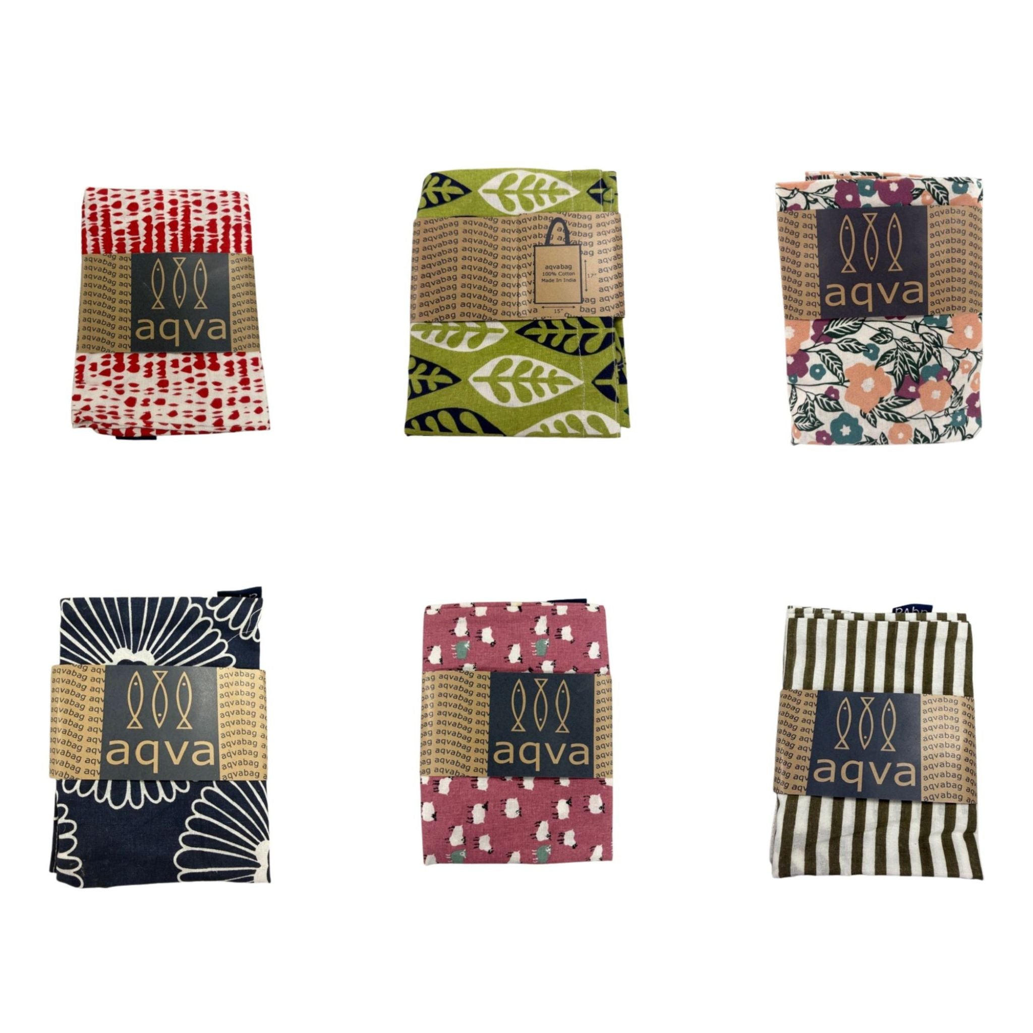 Cotton Shopping Bag - Pack 12pcs