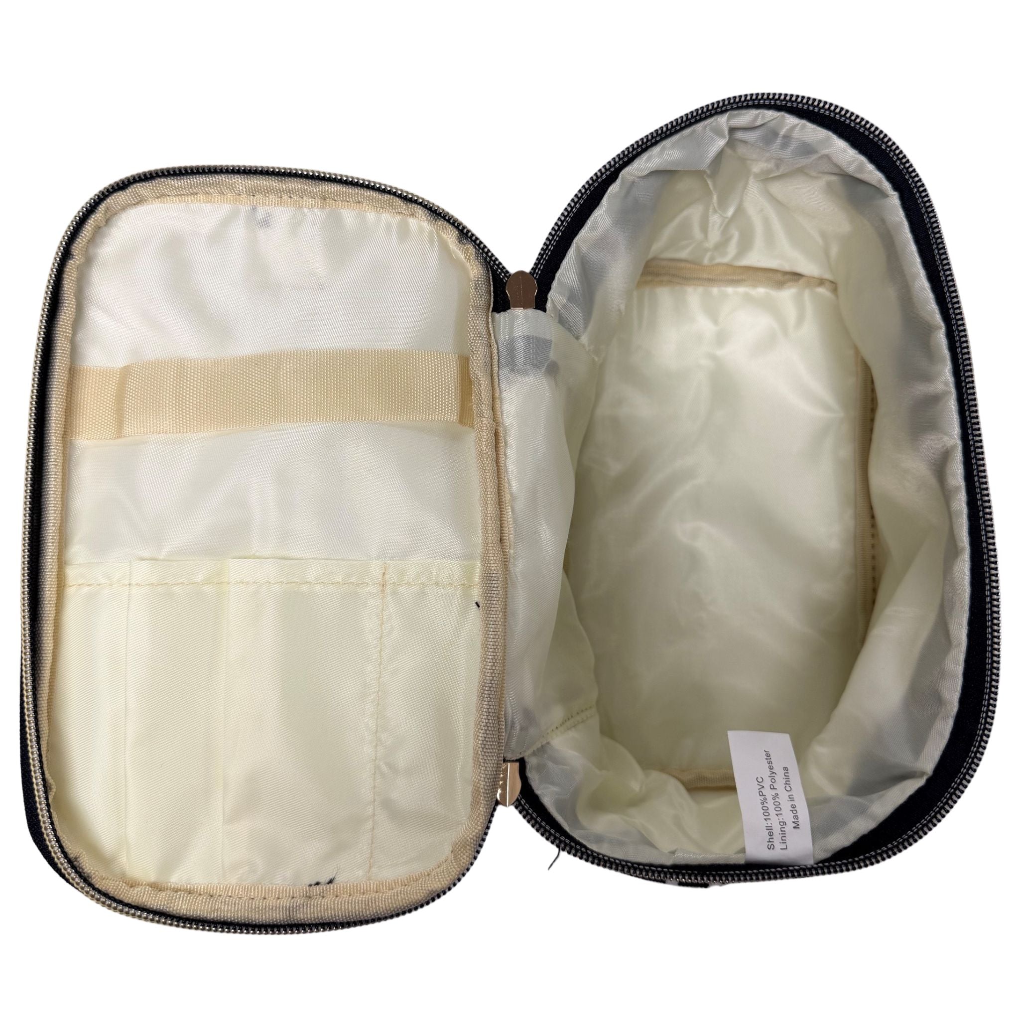 Black n White Large Toiletry bag