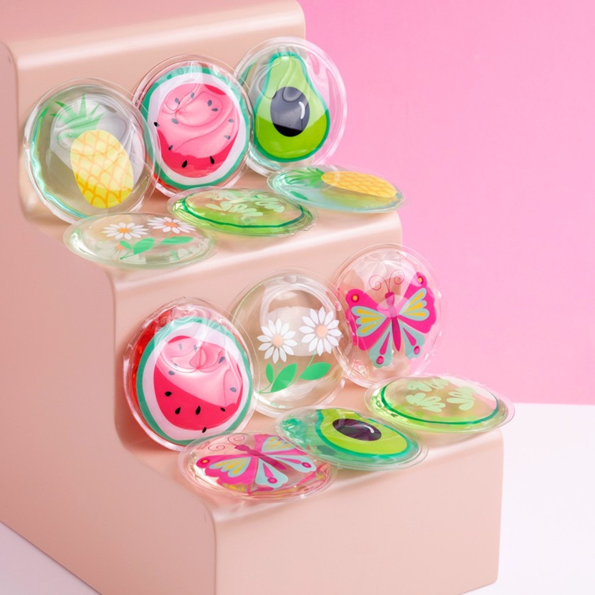 Cala Hot & Cold Eye Pads - Flamingo