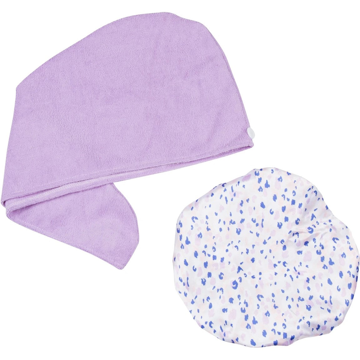 Cala Shower Cap & Turban Set (Leopard)
