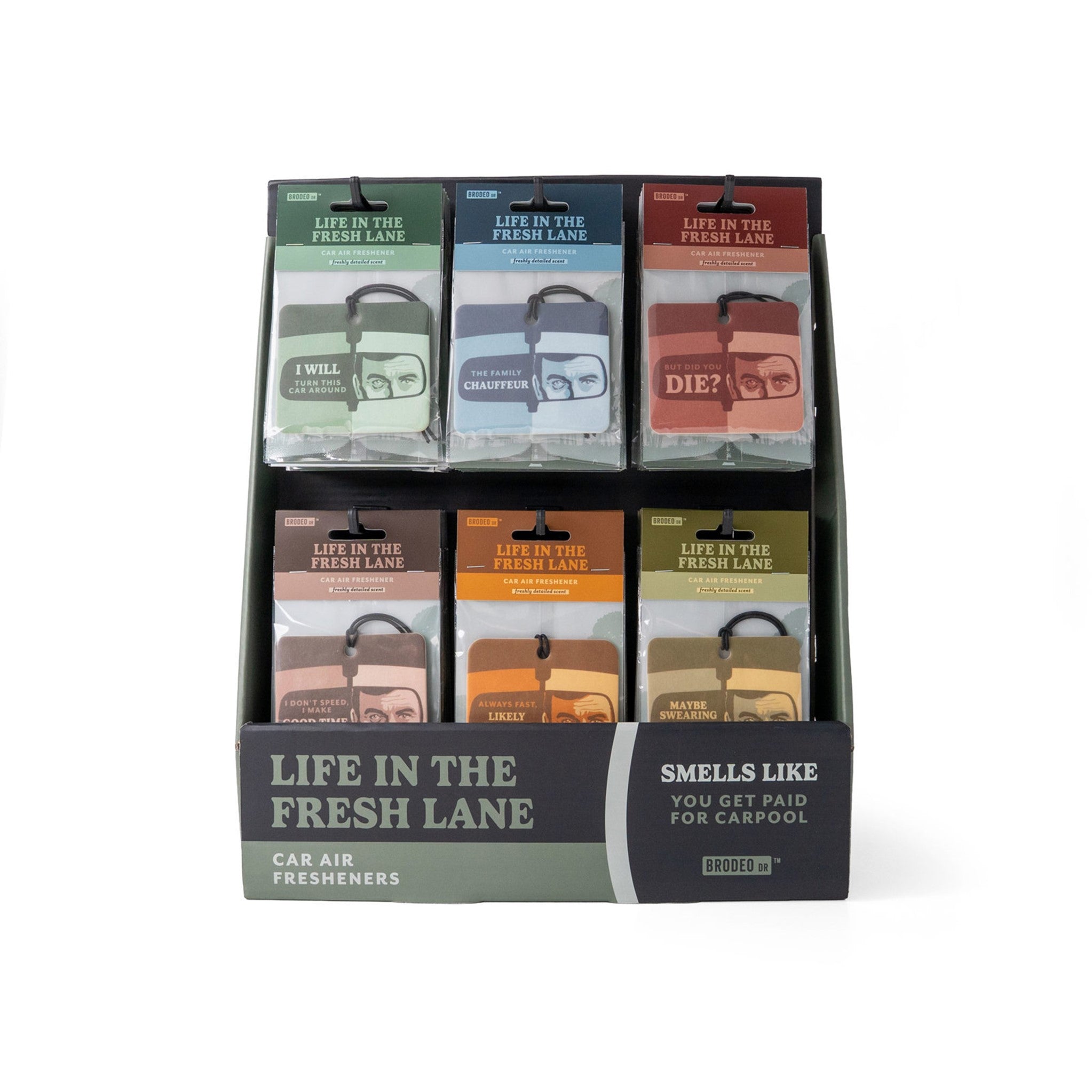 Brodeo Drive Life in the Fresh Lane Air Fresheners Disp-48ps