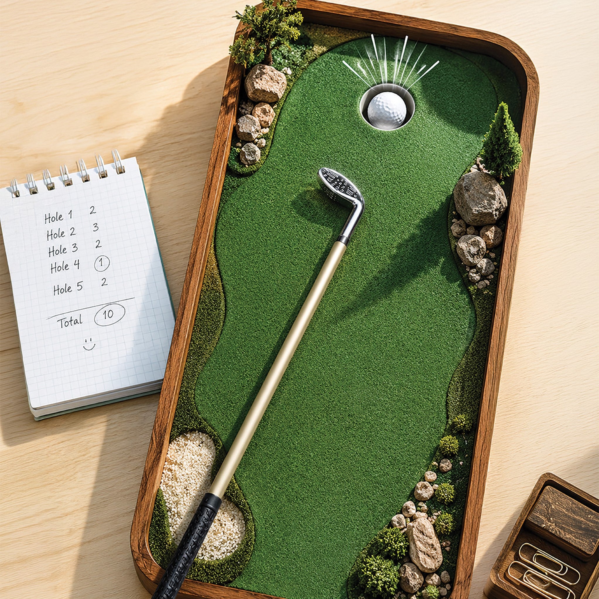 Modern Monkey Hole in One Putt Putt Pens Golf Pen Disp-24ps