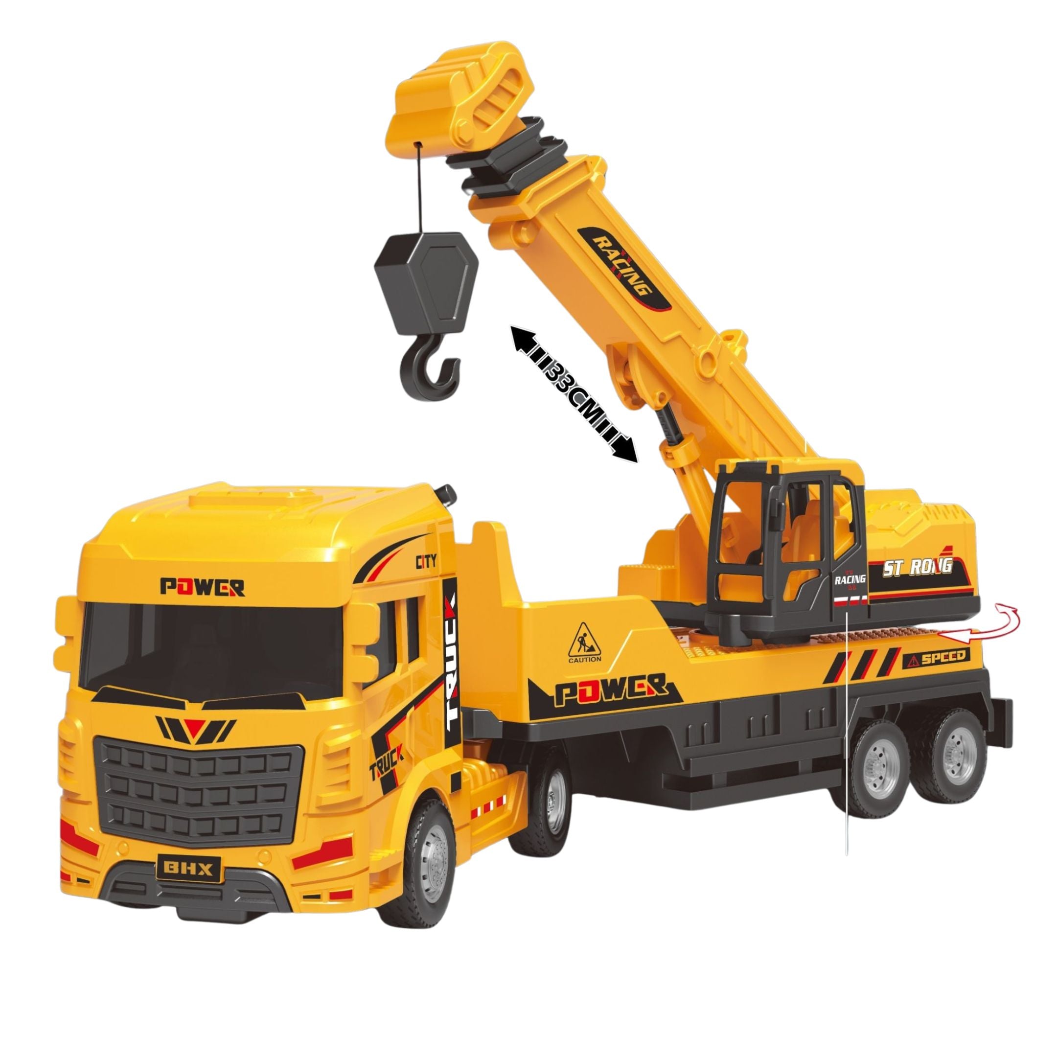 Friction Construction Truck Display - 6pcs