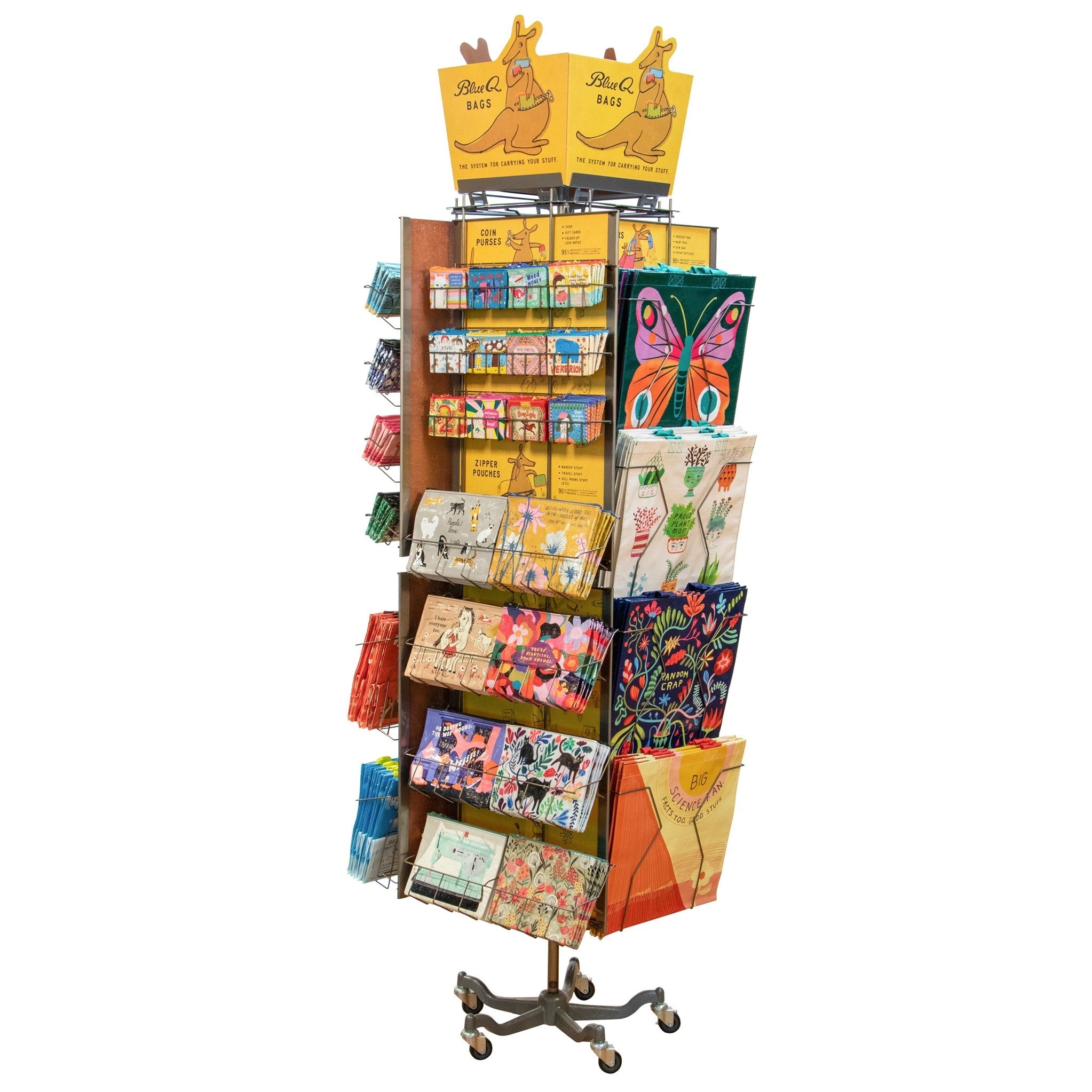 Blue Q Bag Floor Display