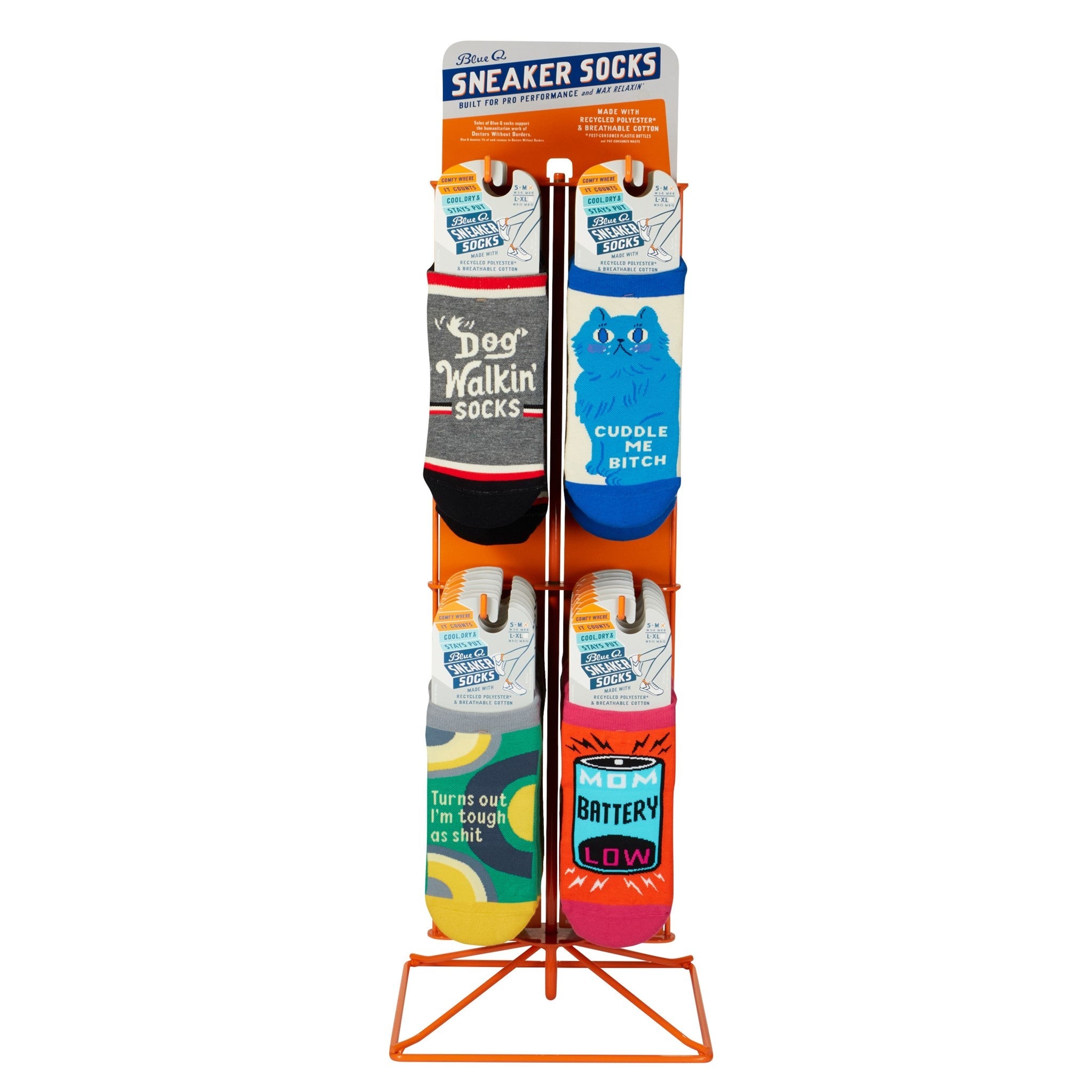 Sneaker Sock Counter Display - 64pcs