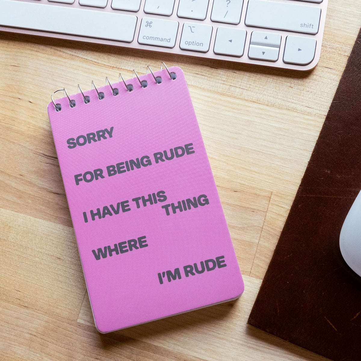 Spiral Notebooks - Being Rude – MelricINT