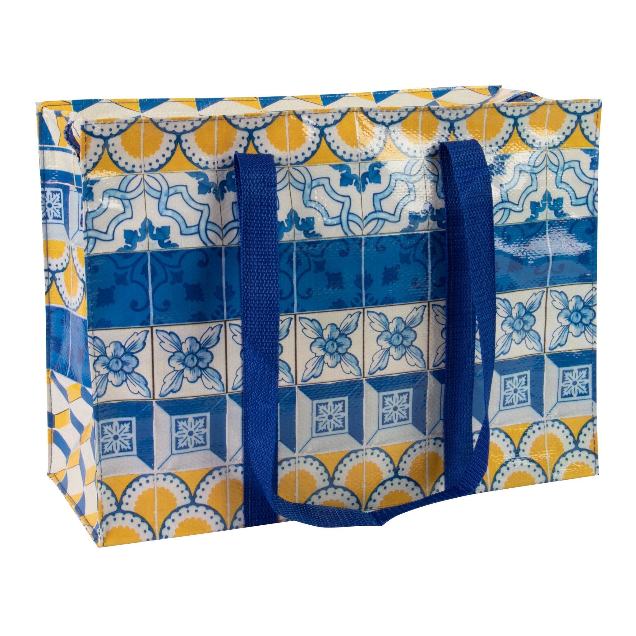 Shoulder Tote Bag - Painted Tiles