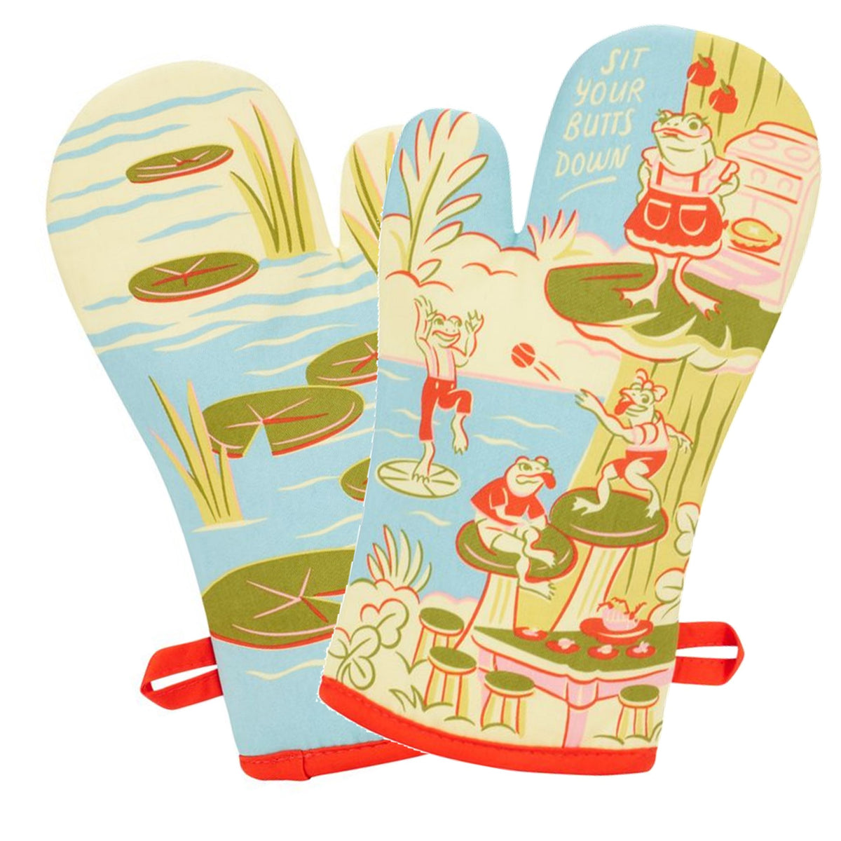 Oven Mitt - Sit your Butt Down