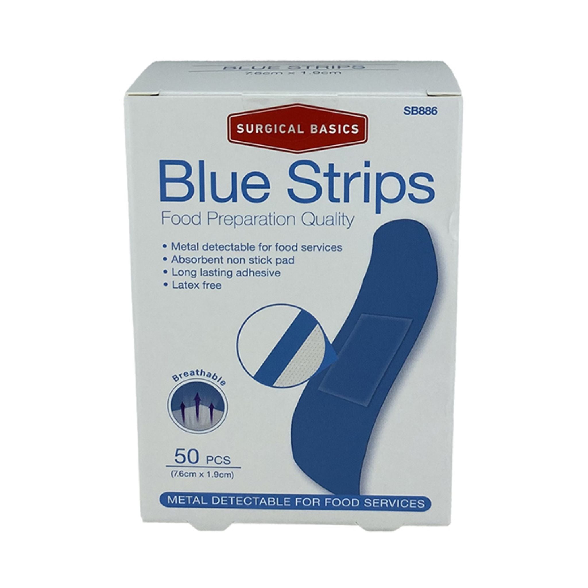 SB Blue Strips 50pk Tray - 6pcs